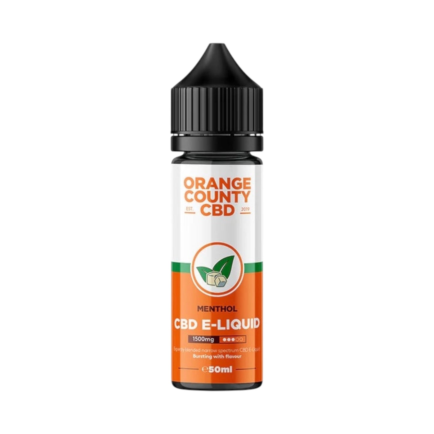 Orange County CBD E-Liquid – Menthol – 1500mg (50ml)