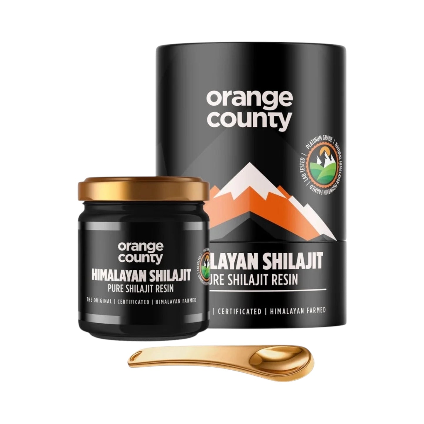 Orange County 100% Pure Himalayan Shilajit Resin – 50g | 400mg per Serving | 75% Fulvic Acid | Lab Tested