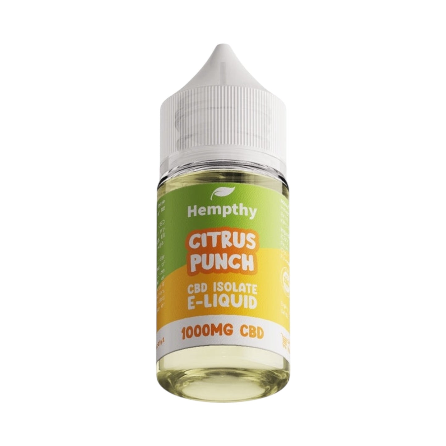 Hempthy CBD Vape Liquid - Citrus Punch (30ml, 500mg / 1000mg CBD Isolate) | Premium UK-Made CBD E-Liquid