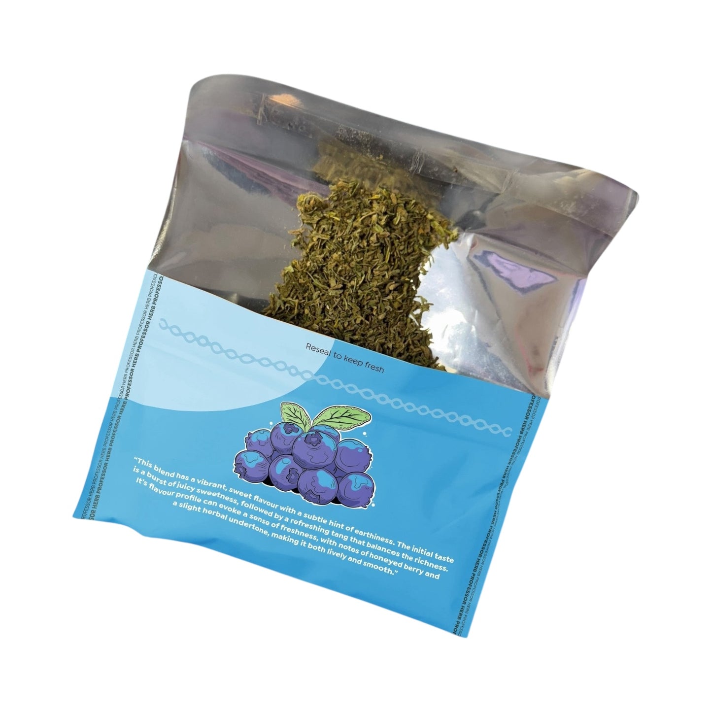 Professor Herb Blueberry Premium Hemp Blend (24g) – 1400mg CBD | Nicotine & THC Free