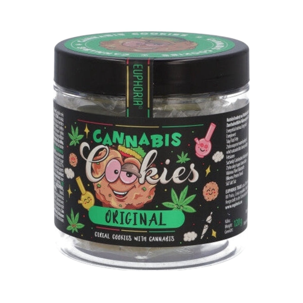 Euphoria Cannabis Cookies Original 120mg | THC-Free CBD Cookies