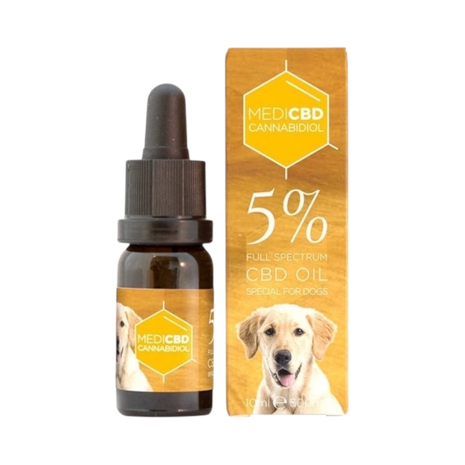 MediCBD CBD Oil for Dogs 5% (500mg) – 10ml | Multitrance Original Amsterdam