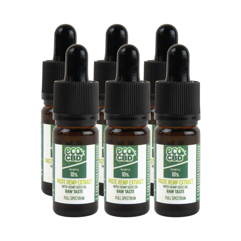 Eco-CBD Full Spectrum Hemp Oil Paste Extract 10% CBD (1000mg) – 10ml Natural Vegan Formula