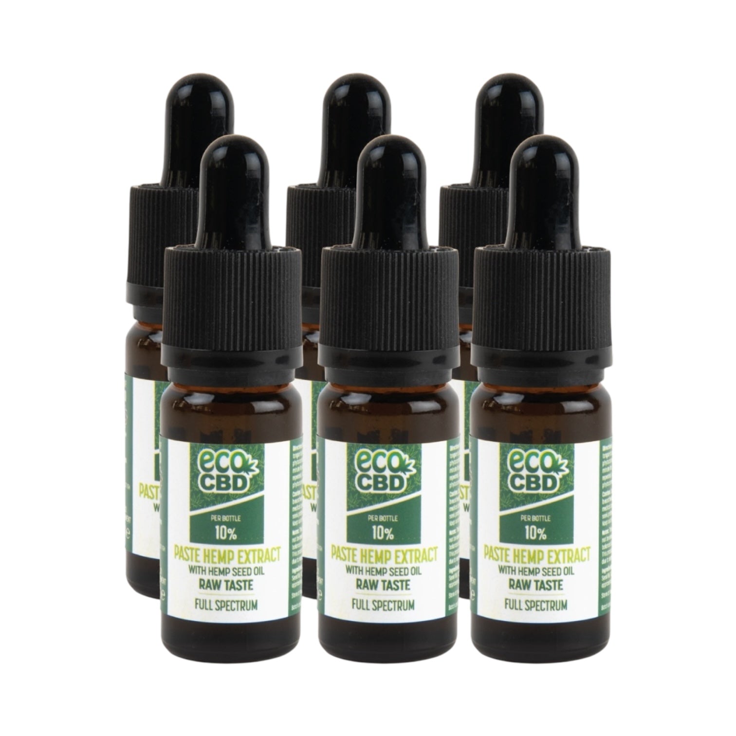 Eco-CBD Full Spectrum Hemp Oil Paste Extract 10% CBD (1000mg) – 10ml Natural Vegan Formula