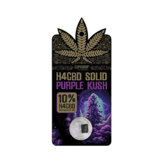 Euphoria H4CBD Solid Hash – Purple Kush (30% H4CBD, 1g, Full Spectrum, THC-Free)