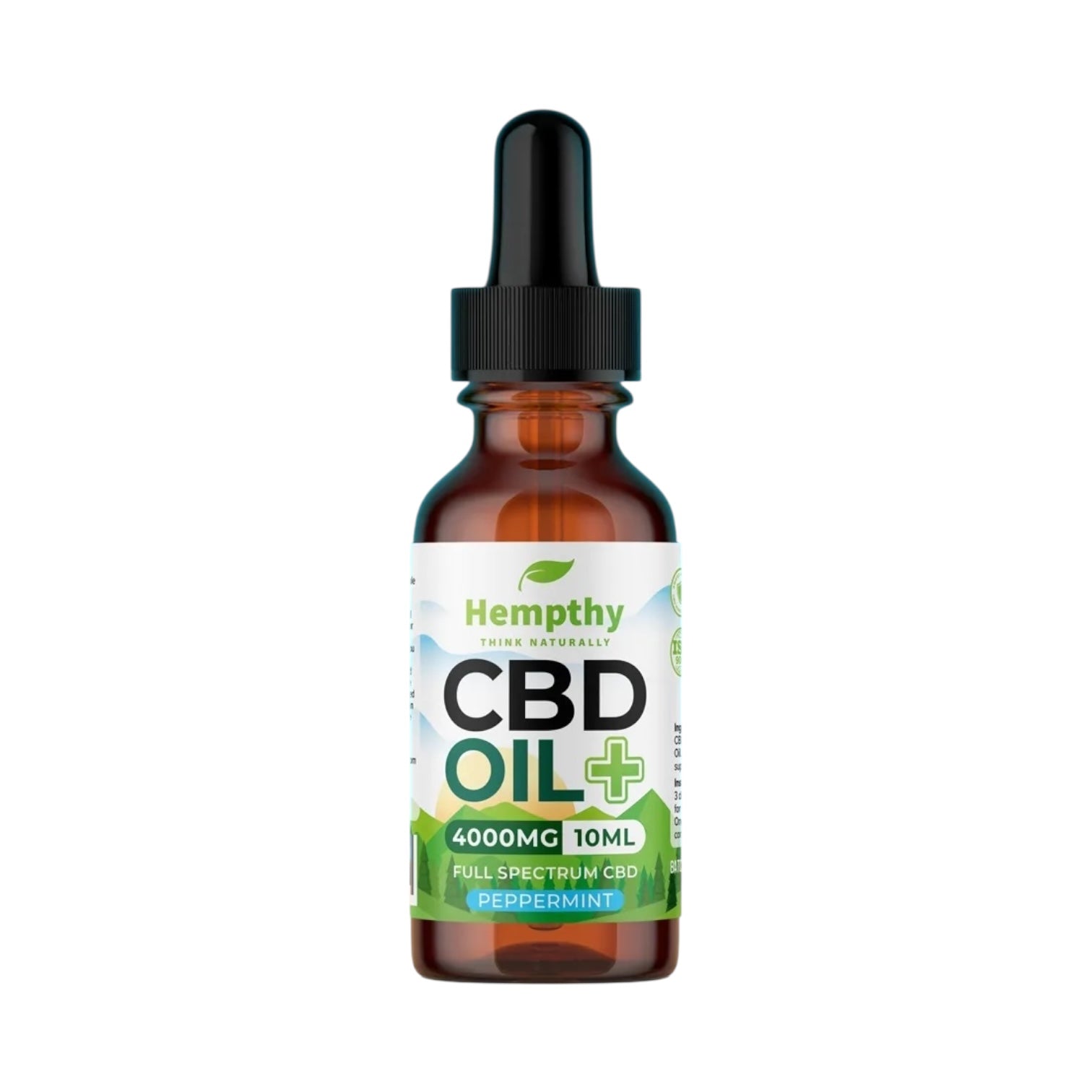 Hempthy Peppermint CBD Oil (10ml) | Full Spectrum CBD Tincture 250mg–4000mg UK