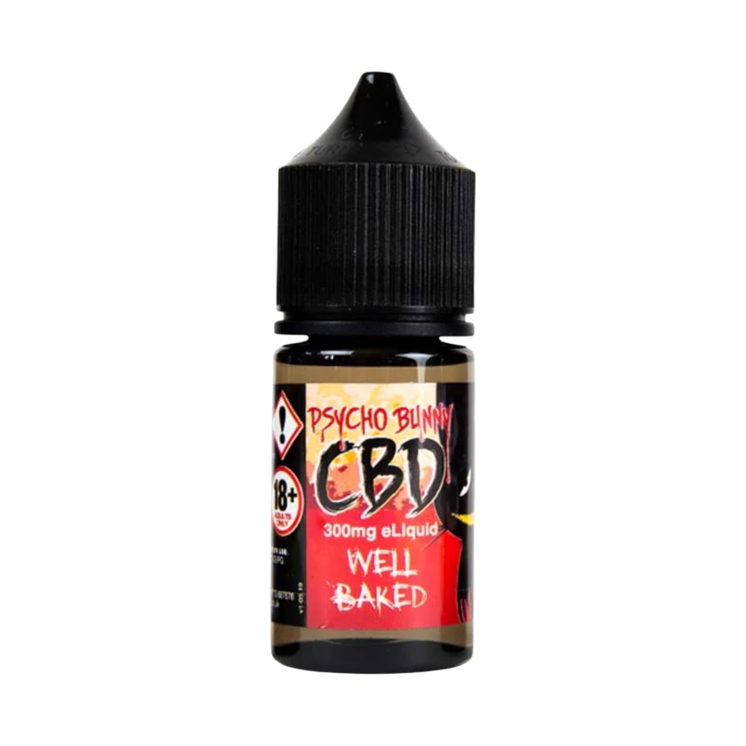 Psycho Bunny CBD Vape Liquid – Well Baked (30ml, 300mg CBD, 50/50 VG/PG)