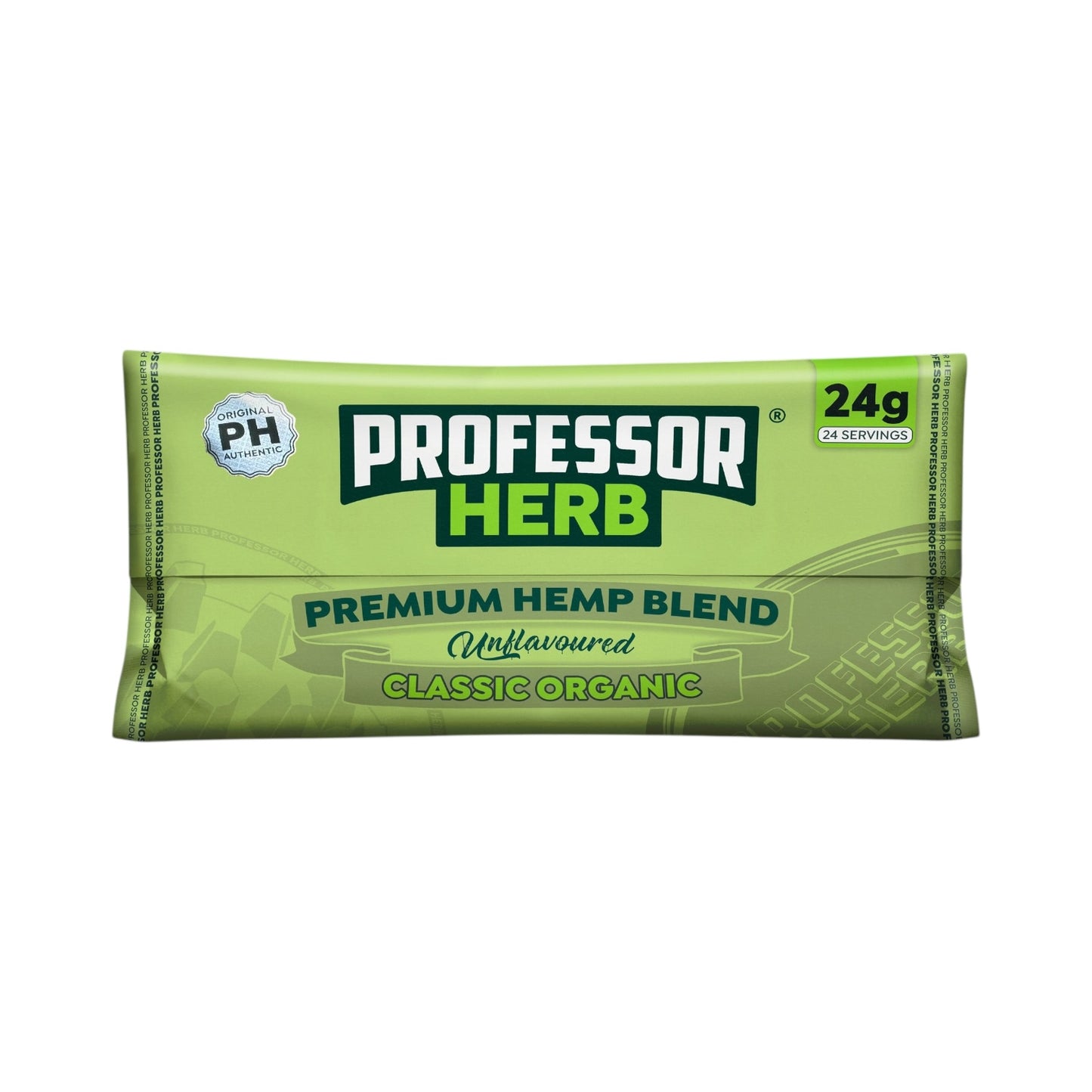 Professor Herb Premium Hemp Blend (24g) – Classic Organic | Natural Herbal Substitute – 1400mg CBD | Tobacco-Free, Nicotine-Free, THC-Free