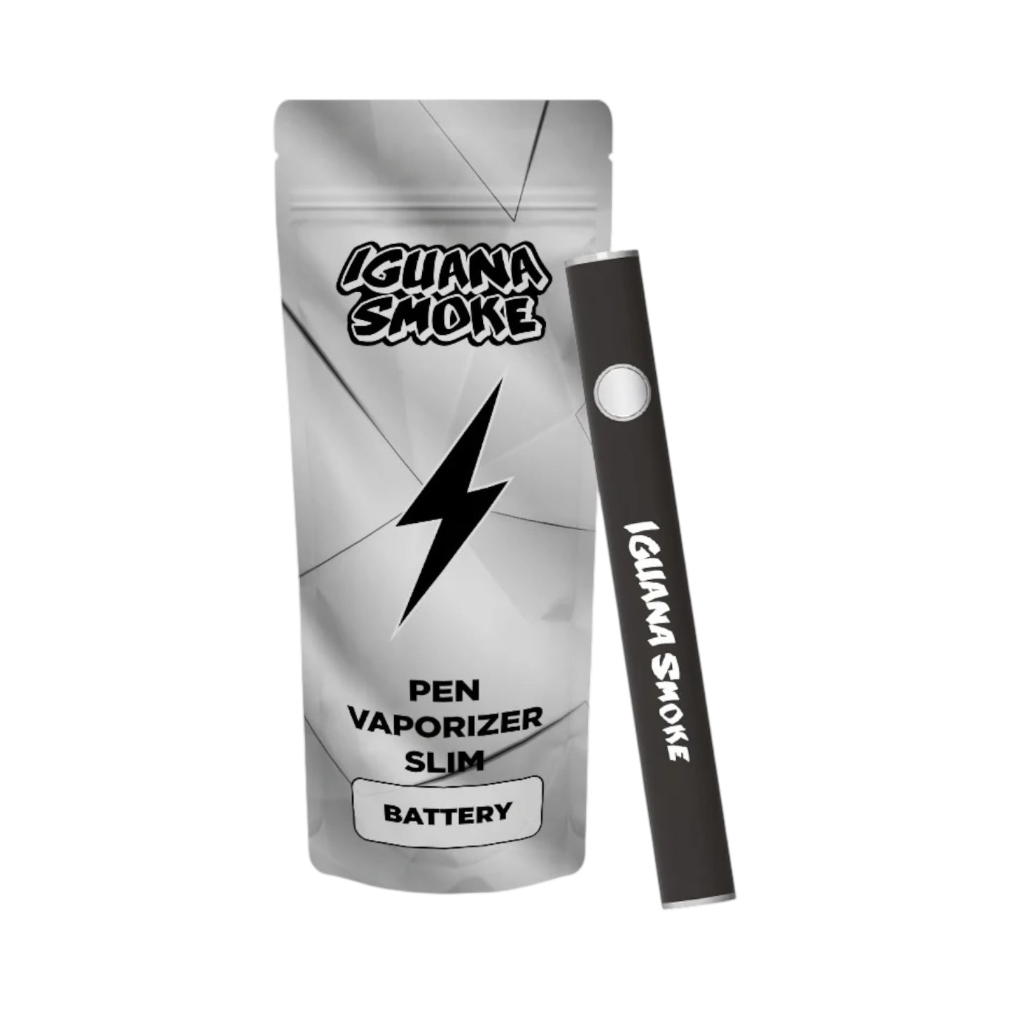 Iguana Smoke 510 Cartridge Battery Pen (650mAh, Adjustable Voltage, USB-C Charging) | Compatible with 1ml & 2ml CBD Cartridges