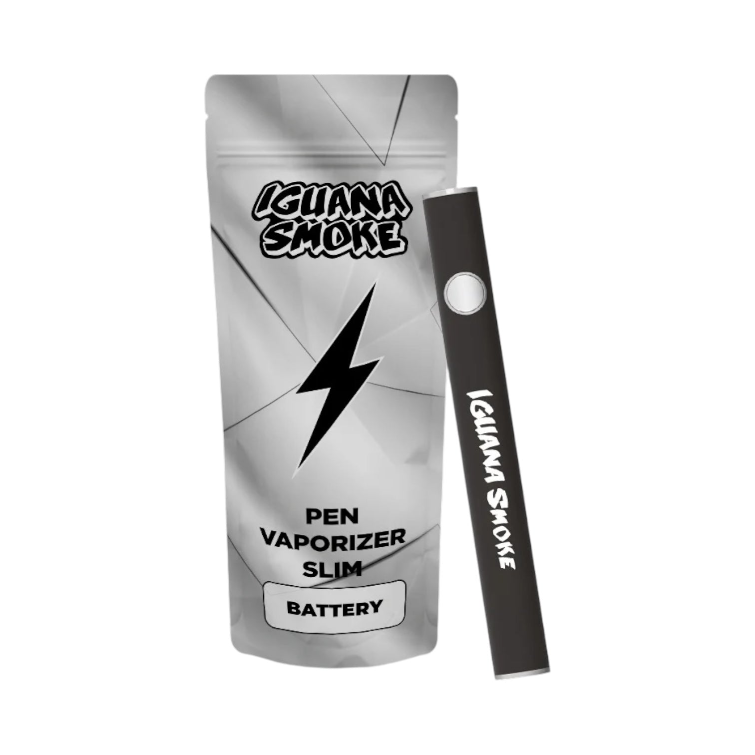 Iguana Smoke 510 Cartridge Battery Pen (650mAh, Adjustable Voltage, USB-C Charging) | Compatible with 1ml & 2ml CBD Cartridges