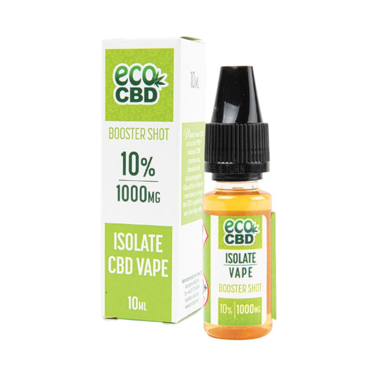 Eco-CBD Vape Booster Shot – 10ml | 10% CBD Isolate (1000mg) | Add to E-Liquids