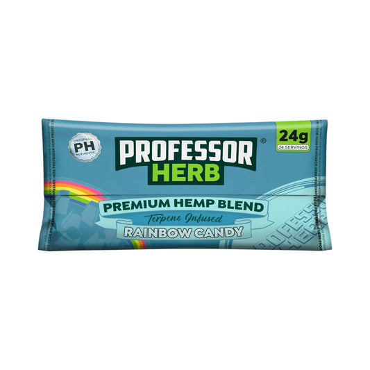 Professor Herb Rainbow Candy Premium Hemp Blend (24g) – 1400mg CBD | Nicotine & THC Free