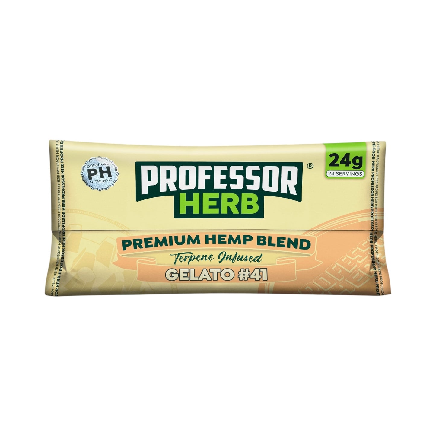 Professor Herb Gelato #41 Premium Hemp Blend (24g) – 1400mg CBD | Nicotine & THC Free