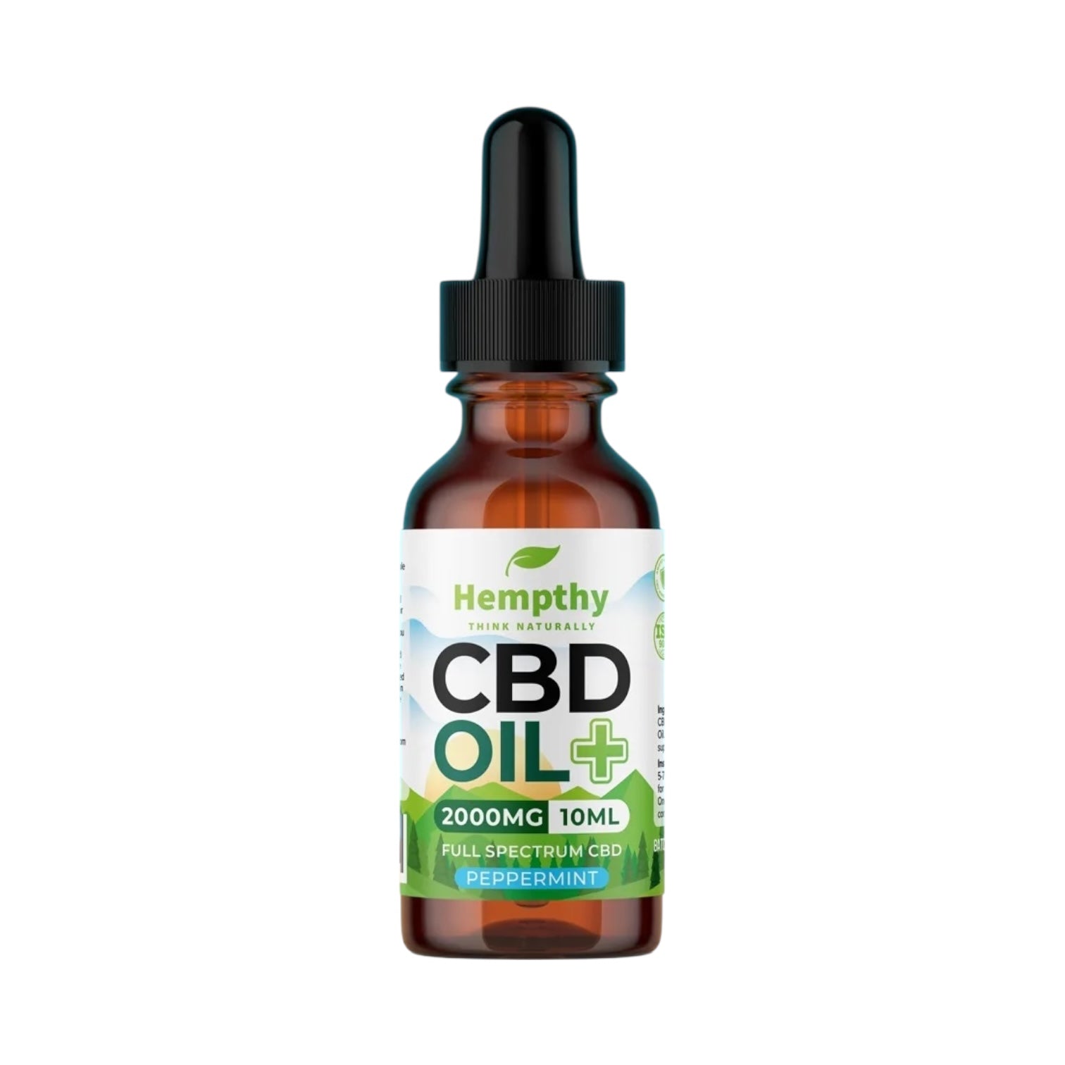 Hempthy Peppermint CBD Oil (10ml) | Full Spectrum CBD Tincture 250mg–4000mg UK