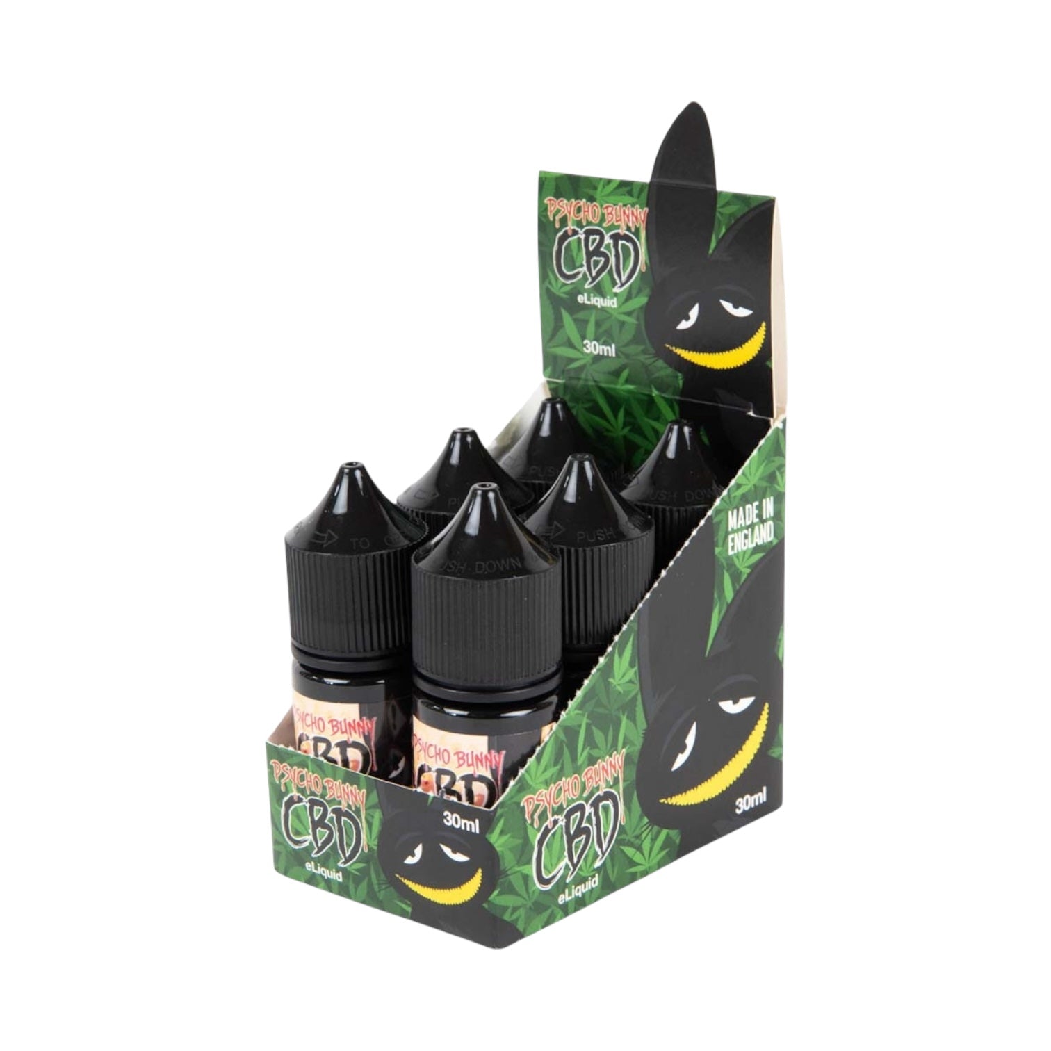 Psycho Bunny CBD Vape Liquid – Yellow Mirage (30ml, 300mg CBD, 50/50 VG/PG)