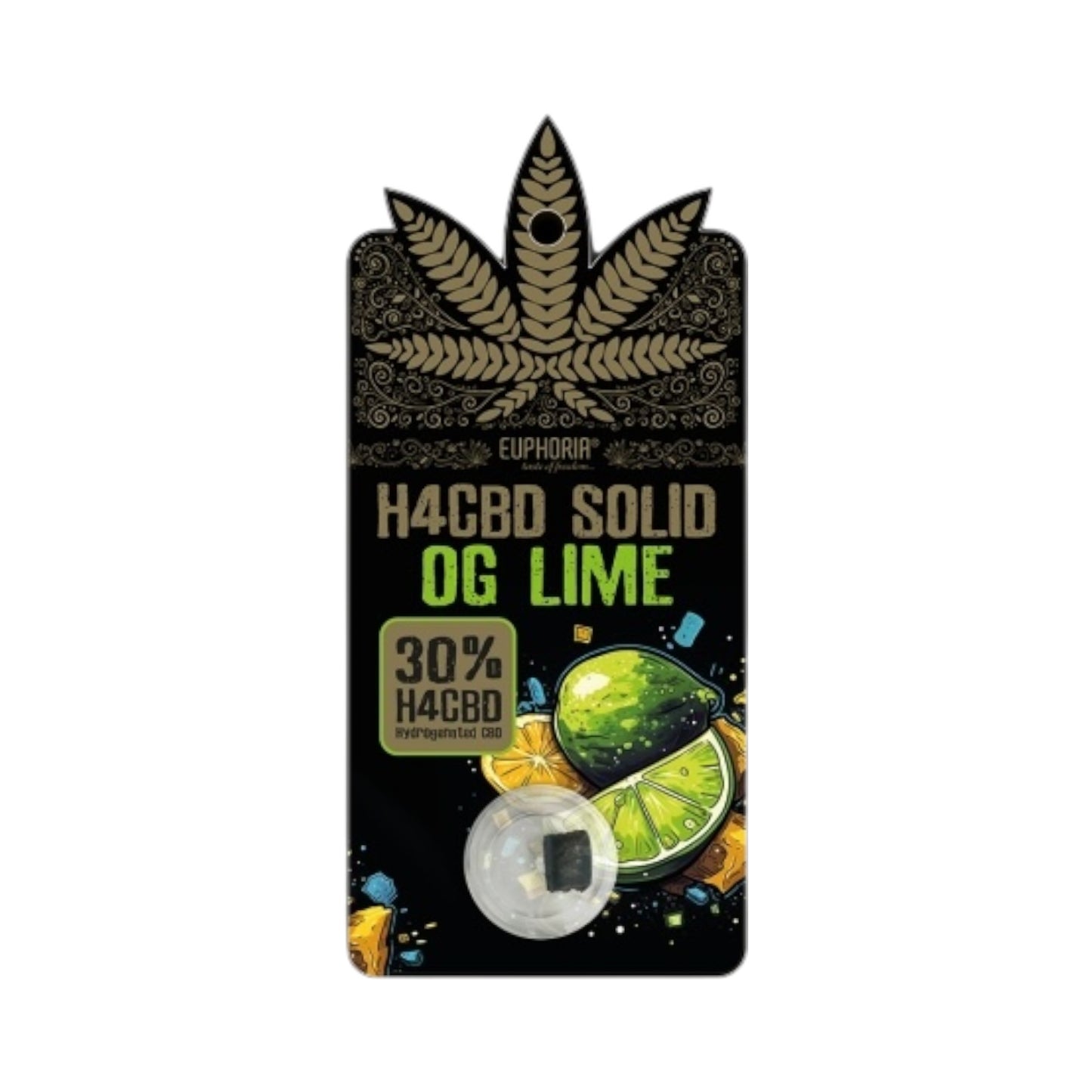Euphoria H4CBD Solid Hash – OG Lime (30% H4CBD, 1g, Full Spectrum, THC-Free)