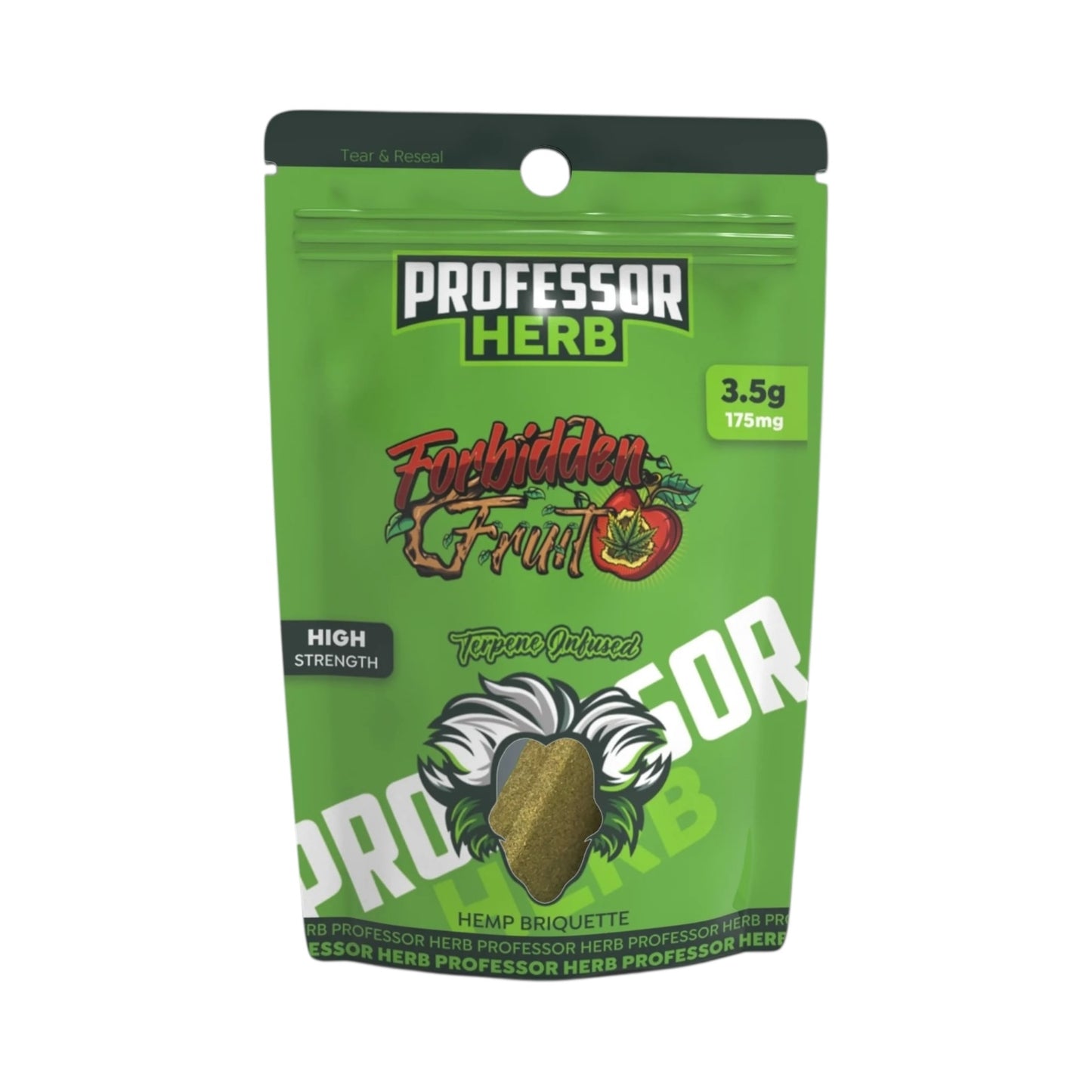 Professor Herb Hemp Briquette Hash (3.5g) – Forbidden Fruit | Premium CBD Solid – 175mg CBD | UK-Made Hemp Extract