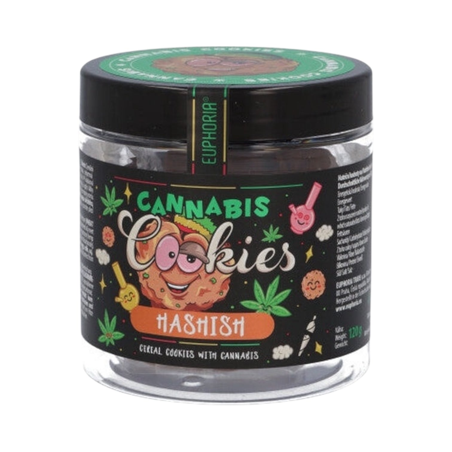 Euphoria Cannabis Cookies Hashish 120mg | THC-Free CBD Cookies