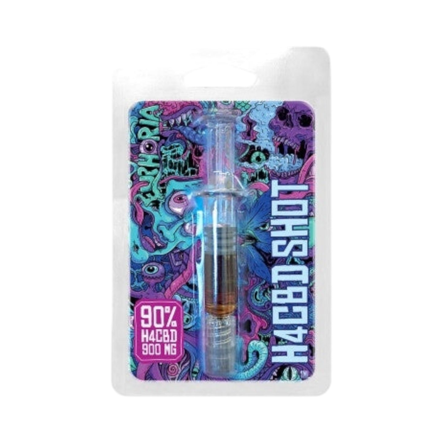 Euphoria H4CBD Distillate Shot – 90% (1ml, 500mg, Aromatherapy, THC <0.2%)