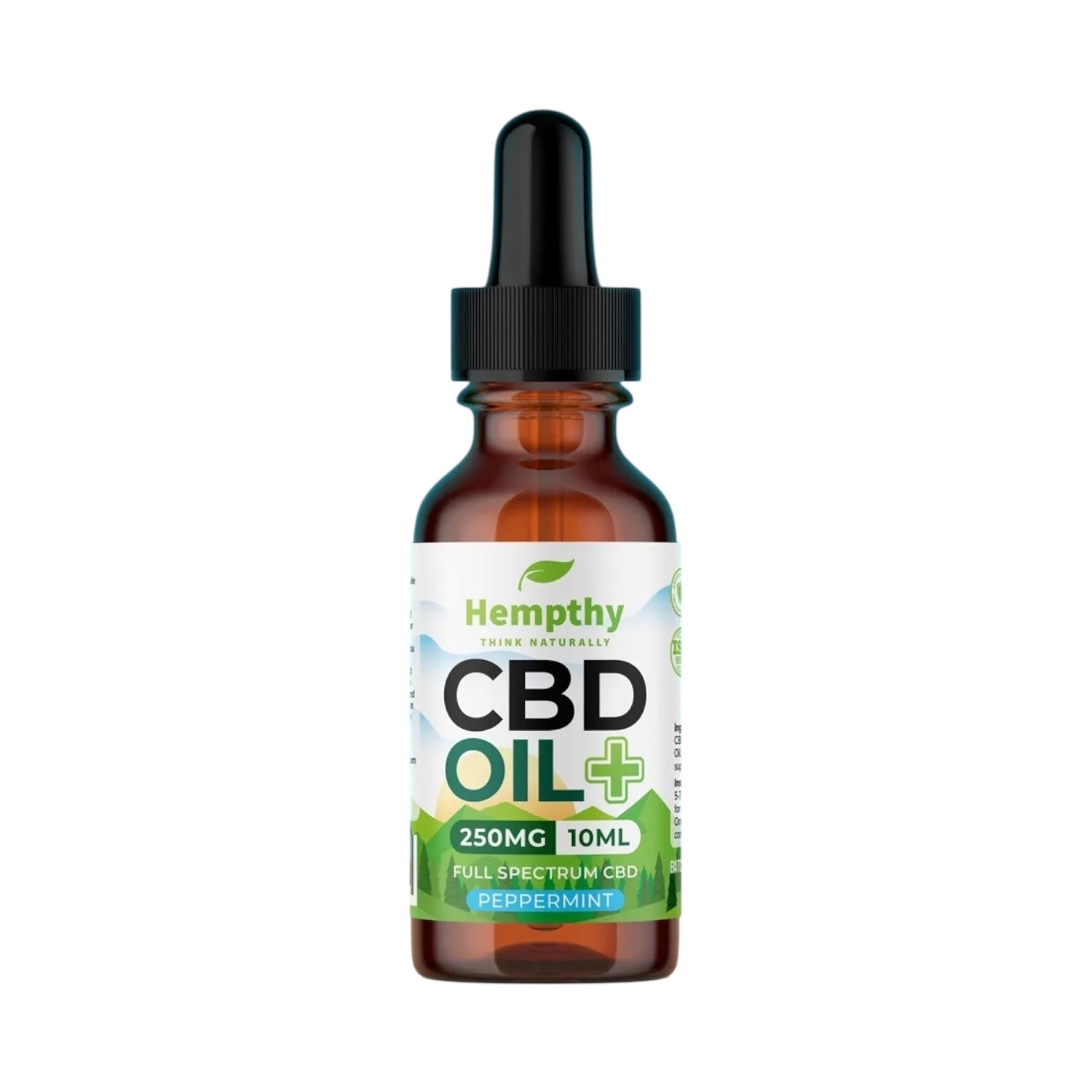 Hempthy Peppermint CBD Oil (10ml) | Full Spectrum CBD Tincture 250mg–4000mg UK