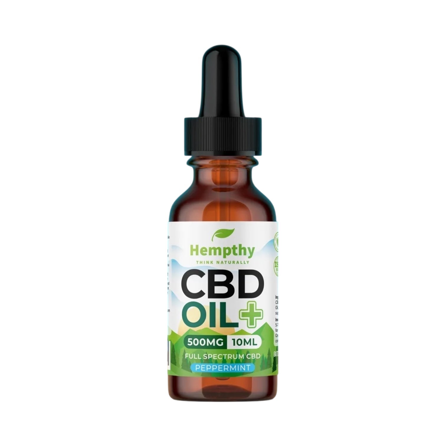 Hempthy Peppermint CBD Oil (10ml) | Full Spectrum CBD Tincture 250mg–4000mg UK
