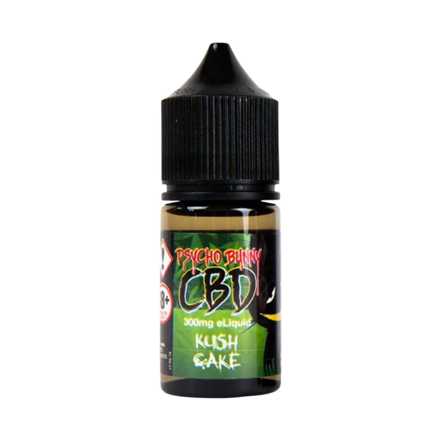 Psycho Bunny CBD Vape Liquid – Kush Cake (30ml, 300mg CBD, 50/50 VG/PG)