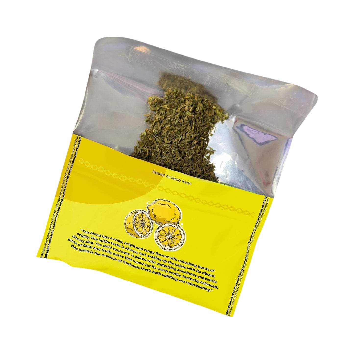 Professor Herb Premium Hemp Blend (24g) – Lemon | Natural Herbal Substitute – 1400mg CBD | Citrus Flavour | Tobacco-Free, Nicotine-Free, THC-Free